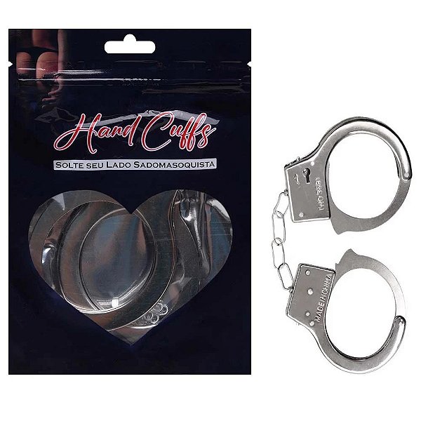 Algema De Metal Prata - Sexy Import