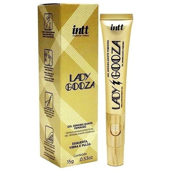 Gel Sensibilizante Feminino Lady Gooza 15g - Intt