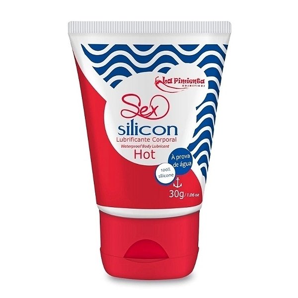 Gel Lubrificante Íntimo Siliconado Aqua Silicon Hot - La Pimienta