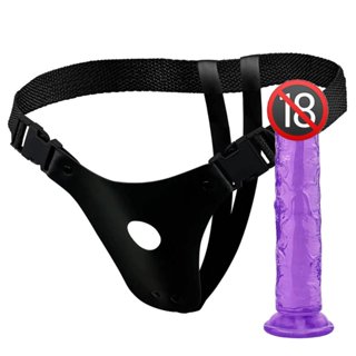 Cinta Peniana Ajustável com Prótese 16 x 3 com Ventosa - Êxtase