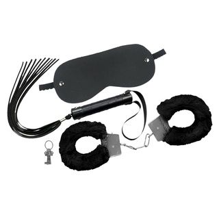KIT Dominatrix - Algema + Venda + Chicote - Ponto Sex