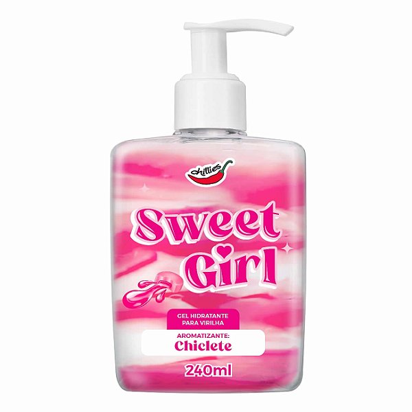 Gel Hidratante Beijável Sweet Girl Chiclete 240g - Chillies