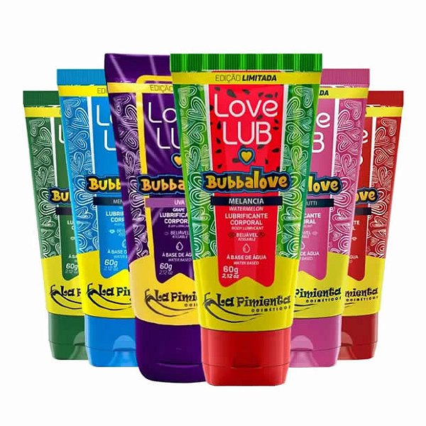 Gel Lubrificante Íntimo Corporal Love Lub Bubbalove 60g - La Pimienta