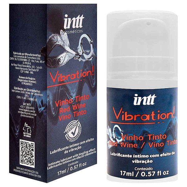 Vibration Cinquenta Tons de Cinza Aroma Vinho Tinto 17g Intt