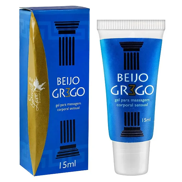 Gel Beijável Beijo Grego Sabor Tutti Frutti 15ml Secret Love