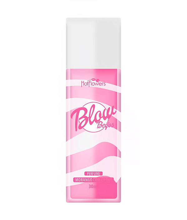 Blow Girl Beijos Perfume Morango com Creme 30ml - Hot Flowers