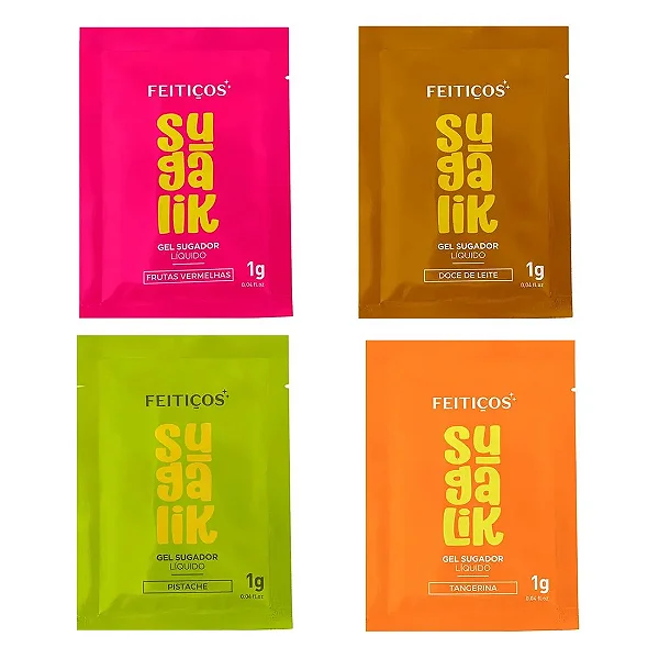 Sachê Sugalik Sugador Líquido Comestível com Extrato de Jambu 1g Feitiços Aromáticos