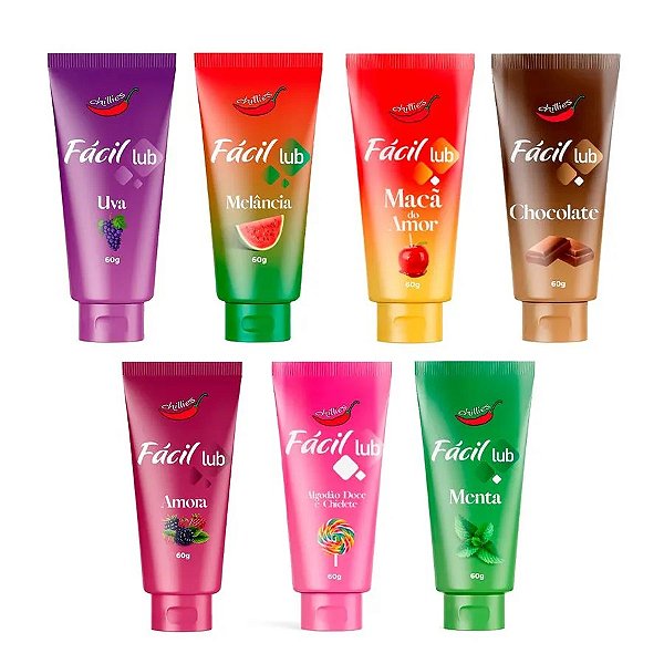 Fácil Lub Aromático Gel Corporal 60G Chillies