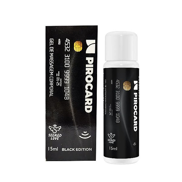Gel para Massagem Sensual Pirocard 15ml Segred Love