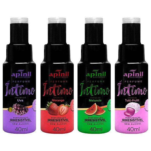 Perfume Íntimo Com Fragrâncias Doces 40ml Apinil