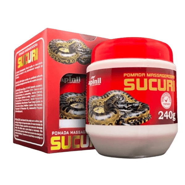 Pomada Massageadora Sucuri 240g Apinil