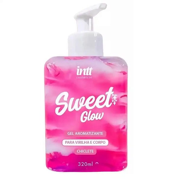Sweet Glow Chiclete Gel Hidratante Beijável para Virilha e Bumbum 320ml Intt