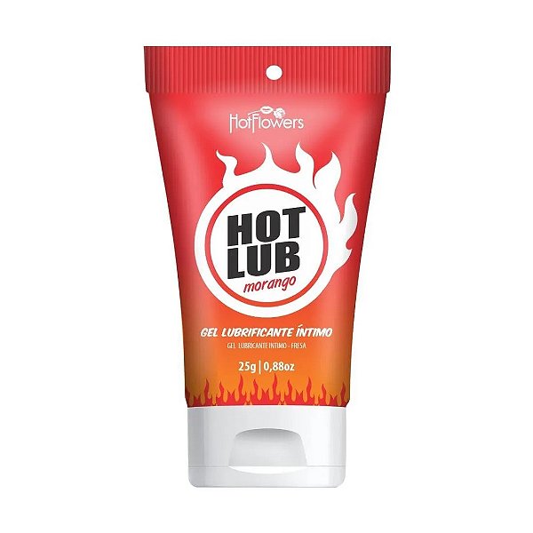 Hot Lub Gel Deslizante Beijável 25G Hot Flowers