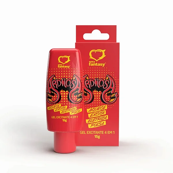 Ardilosa Gel Excitante 4 em 1 Aquece Excita Eletriza e Pulsa 15g Sexy Fantasy