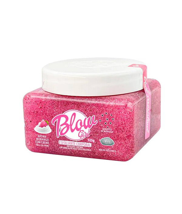 Blow Girl Esfoliante Corporal com Glitter Rocha Vulcânica 525g Hot Flowers