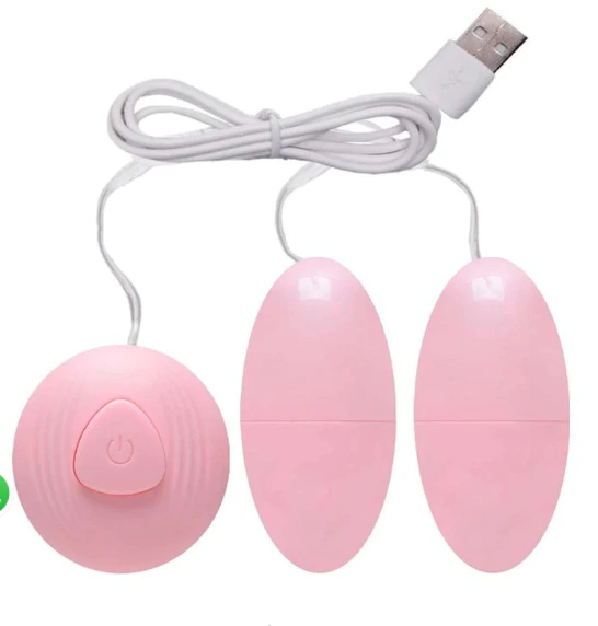 Cápsula Dupla Vibrador Fio USB