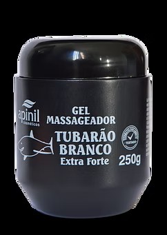 Gel Massageador Tubarão Branco Extra Forte 250g
