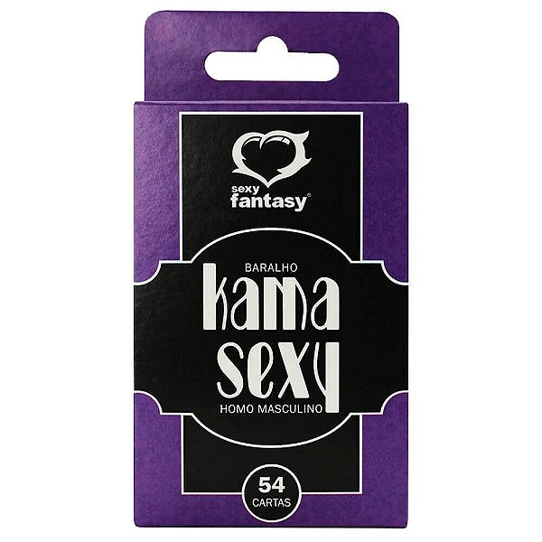 Baralho Kama Sexy Homo Masculino com 54 Cartas