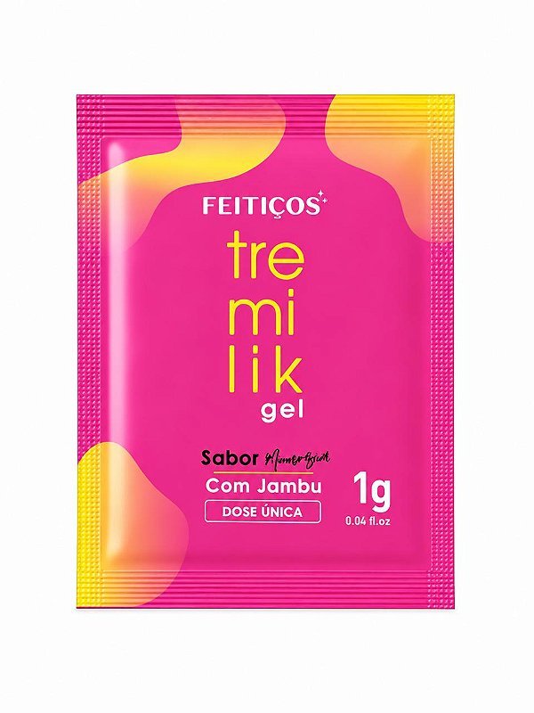 Sachê Tremilik Momozin Gel Vibrador Líquido Beijável 1g Feitiços