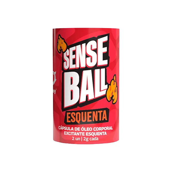 Capsula Sense Ball Esquenta com 2 unidades Sexy Fantasy
