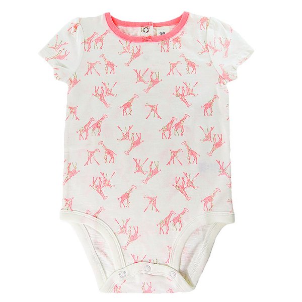 Body Branco Girafas - OshKosh