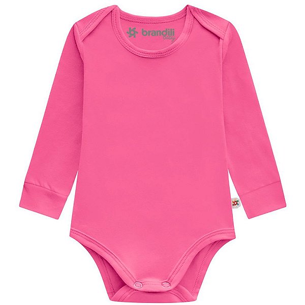 Body Pink Manga Longa - Brandili