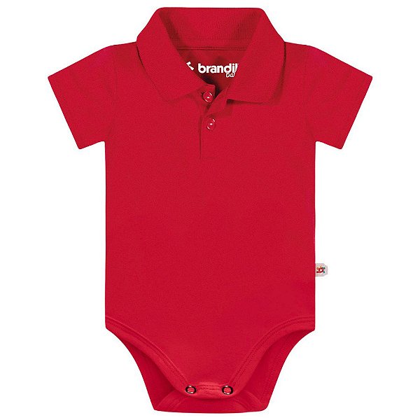 Body Basic Polo Vermelho - Brandili