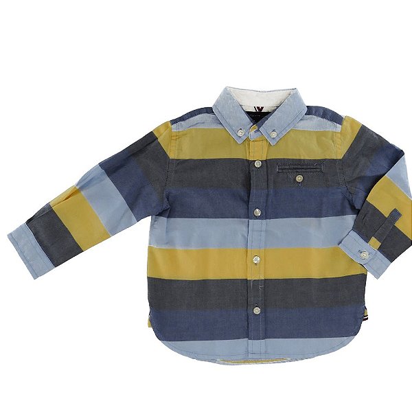 Camisa Listrada Infantil Menino - Tommy Hilfiger - Mega Baby Store -  Comprar Roupas de Bebê online
