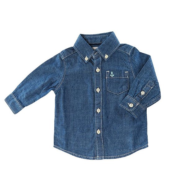 Camisa Jeans GAP - Mega Baby Store - Comprar Roupas de Bebê online