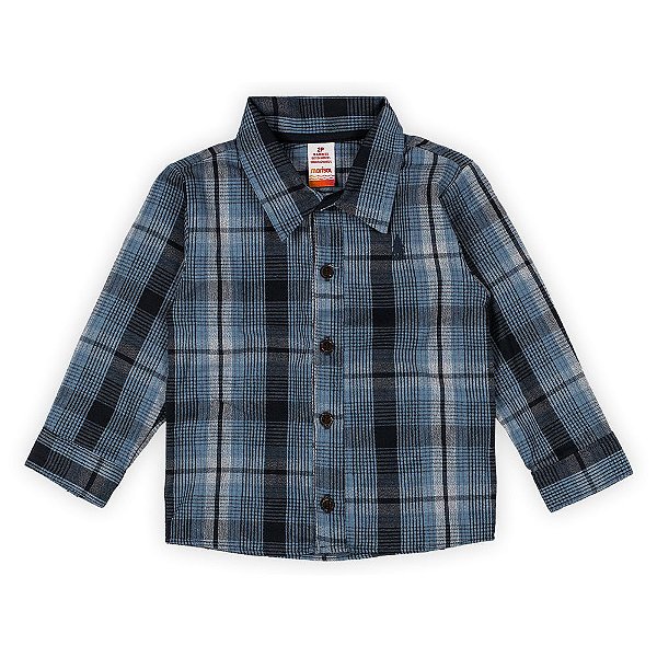 Camisa Xadrez Azul - Marisol - Mega Baby Store - Comprar Roupas de Bebê  online