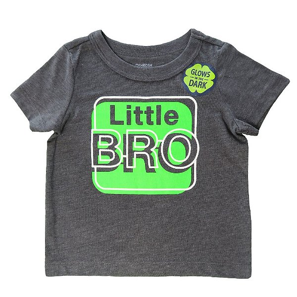 Camiseta "Little Bro" Neon - Carter's