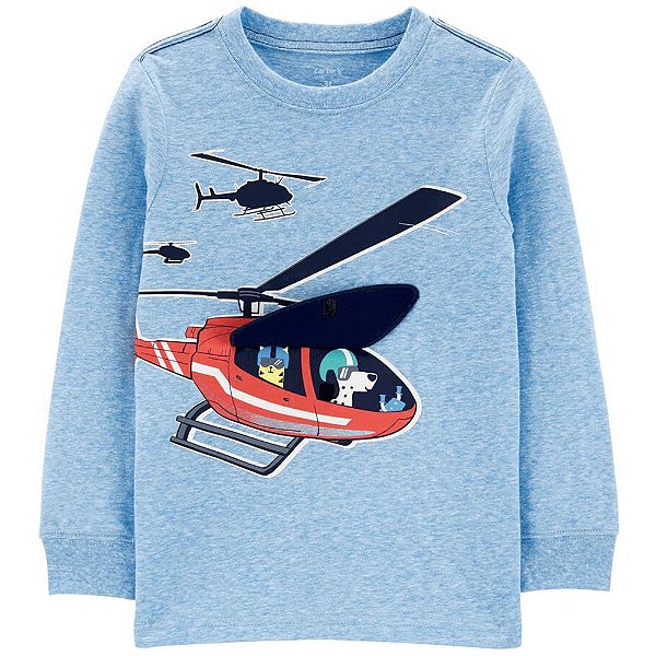 Camiseta Helicópteros - Carter's