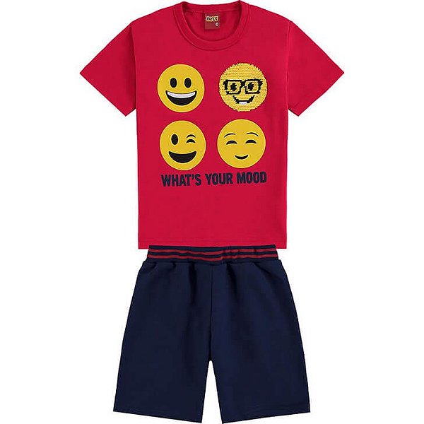 Conjunto Emoji 2 Peças - Kyly