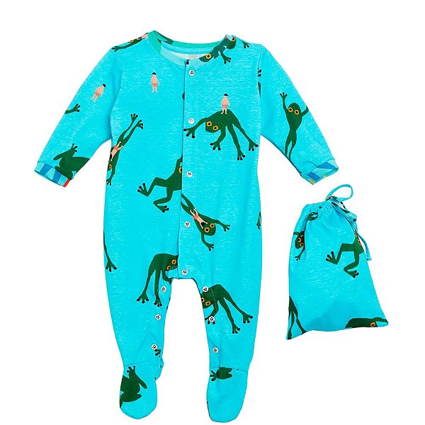 Pijama Bebê Malha Carona - Bento
