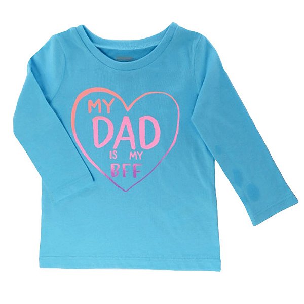 Camiseta Infantil Menina My Dad Is My BFF - OshKosh