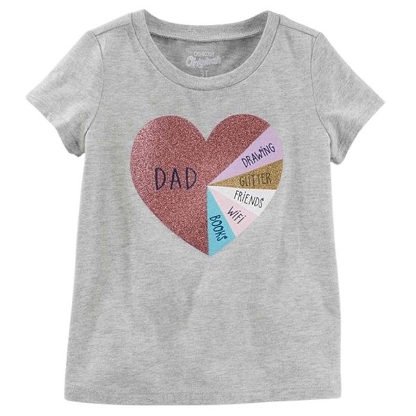 Camiseta "Love Dad" - Oshkosh