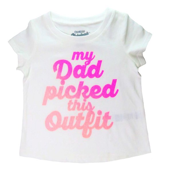 Camiseta Infantil Menina Outfit - Oshkosh