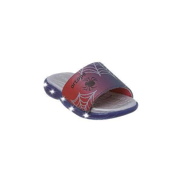 Chinelo Slide com Led Aranha - Ortopé