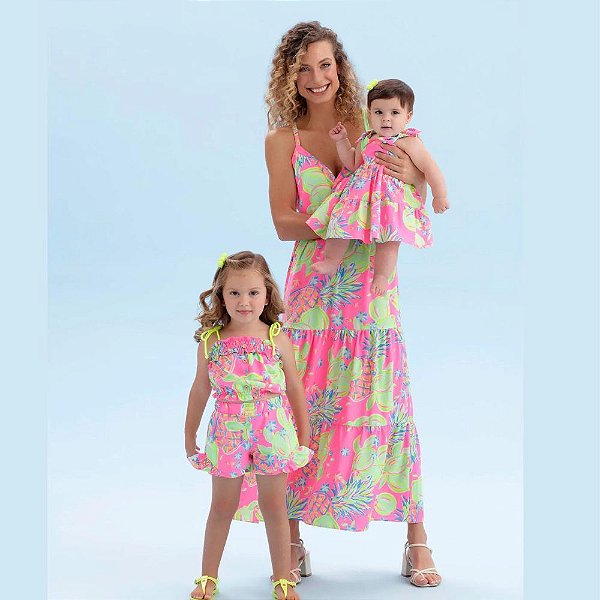 Vestido Tropical Mood - Mon Sucré - Mega Baby Store - Comprar Roupas de  Bebê online