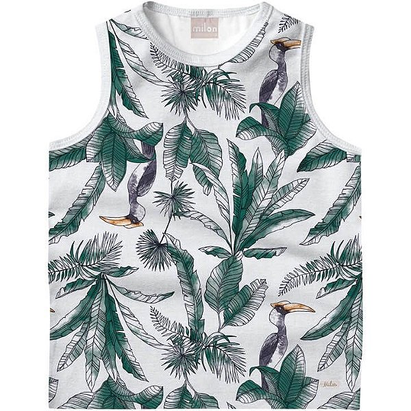 Camiseta Regata Tropical - Milon