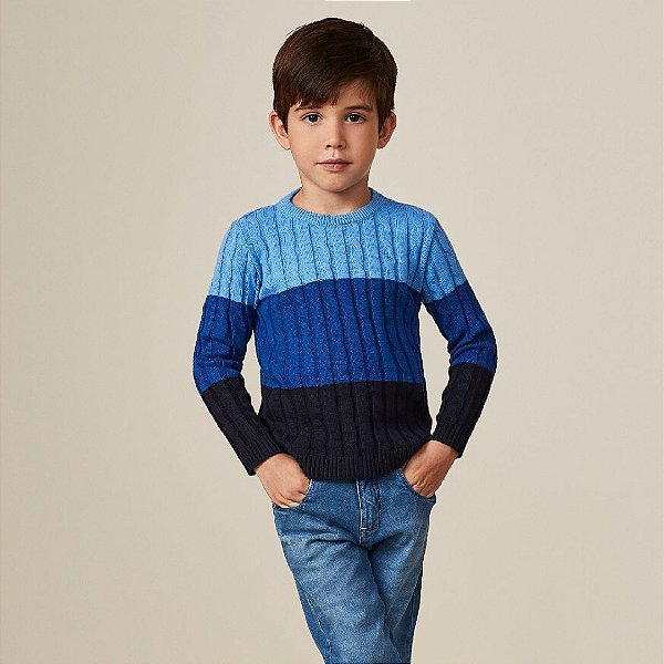 Tricot Sweater Infantil Menino - Dudes