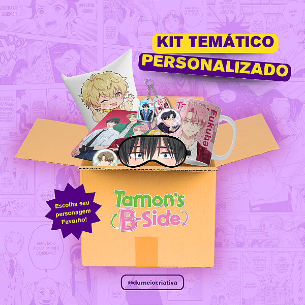 Kit Temático Personalizado - Anime Tamon's B-Side – Tamanhos P ao XG