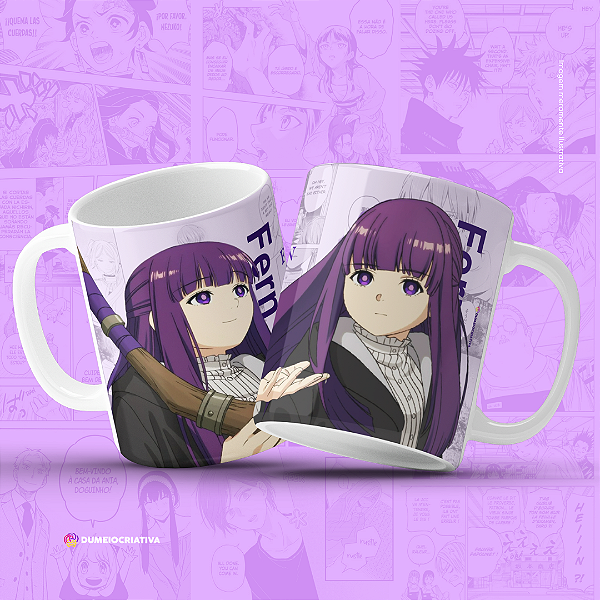 Caneca Fern - Caneca Personalizada Anime Frieren 325ml