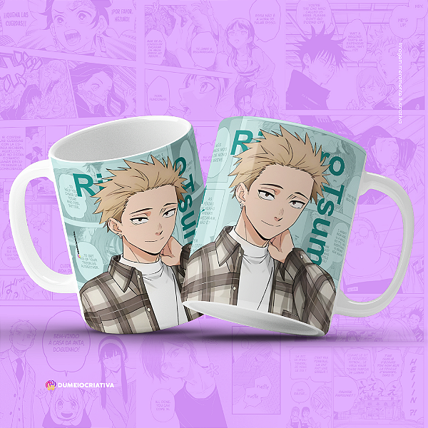 Caneca Rintaro Tsumugi - Caneca Personalizada Anime Fragrant Flower 325ml