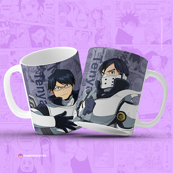 Caneca Tenya Ida - Caneca Personalizada anime Boku no hero