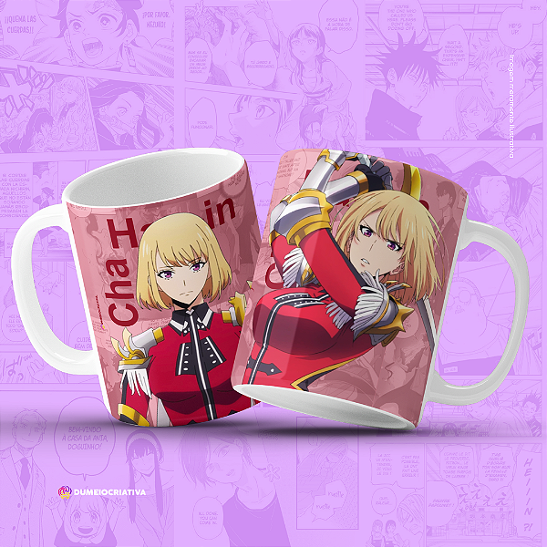 Caneca Cha Hae-In - Caneca Personalizada anime Solo Leveling 325ml