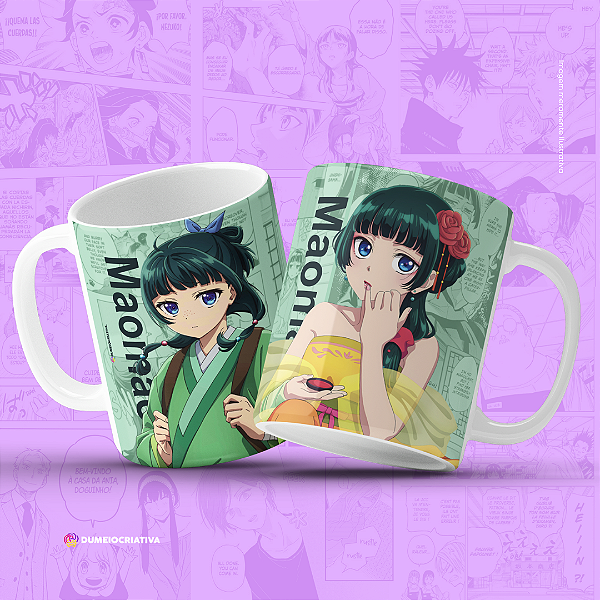Caneca Maomao - Caneca Personalizada Anime Diários de uma Apotecária 325ml