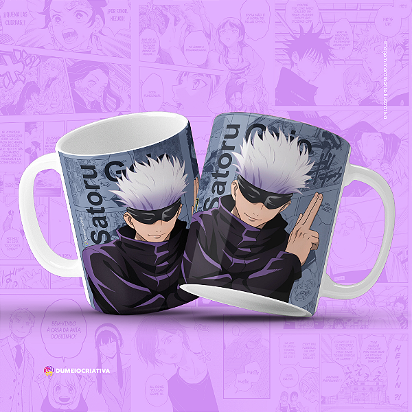 Caneca Gojo - Caneca Personalizada anime Jujutsu Kaisen 325ml