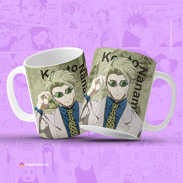 Caneca Nanami - Caneca Personalizada anime Jujutsu Kaisen 325ml