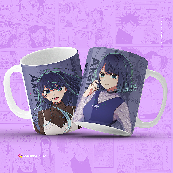 Caneca Akane - Caneca Personalizada Anime Oshi no Ko 325ml